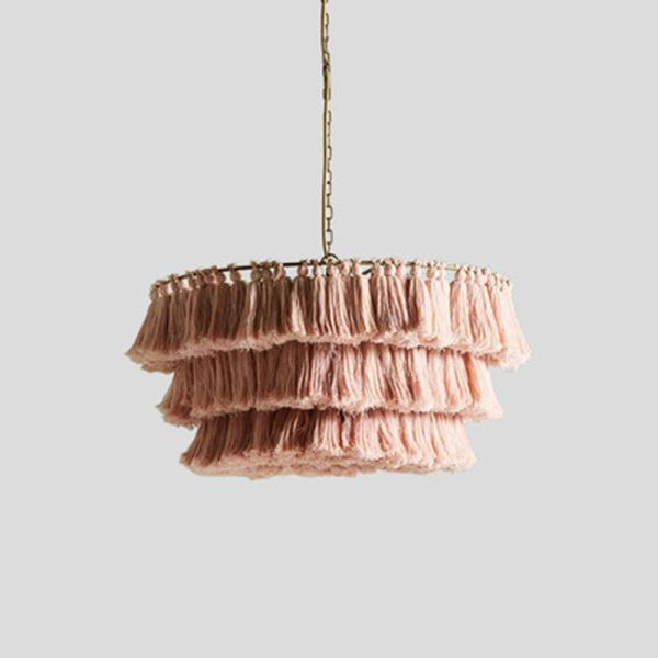Fringe chandelier designer decorative Cotton Bohemian Chandelier Fela Tassel Chandelier(WH-MI-168)