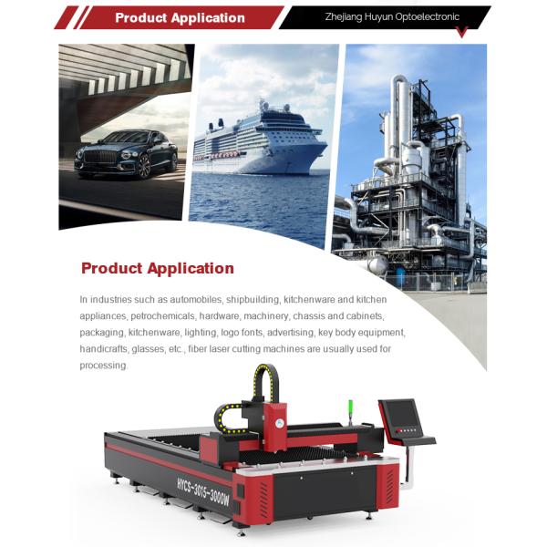 3015 Fiber Laser Cutting Machine 1000W 1500W 2000W 3000W with Gantry Type Configuration