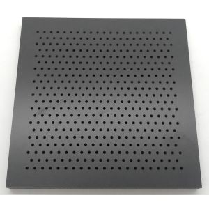 Decorative Formica Laminate Perforated Acoustic Panel MDF Wood Sound Absorbing