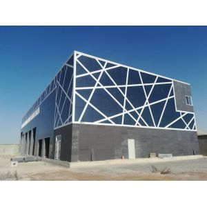 ISO Certified Prefabricated Steel Structure Building for Commercial Use