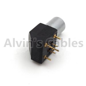 EPG.0B.304.HLN Printed Circuit Board 90 Degree Grip LEMO PCB Connector 4-Pole