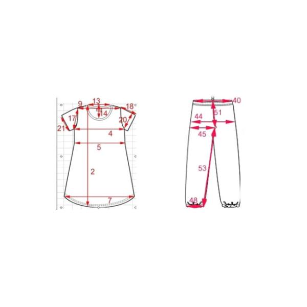 Comfortable Women'S Plus Size Loungewear With 3 4 Length Pants Small Falbala