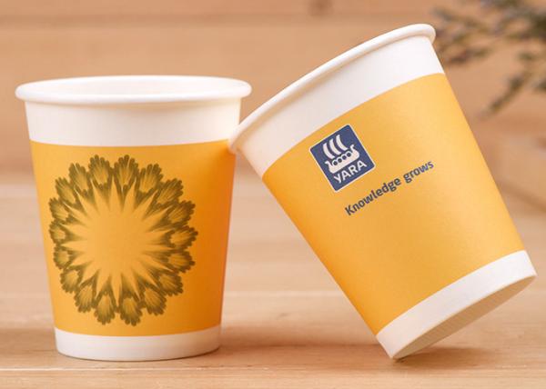 Quality Soft Drink Single Wall Paper Cups With Lids Insulated Paper Coffee Cups for sale