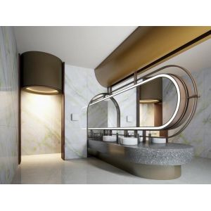 Wholesale Light Green White Polished Glazed Tile 900x1800mm Indoor Floor from china suppliers