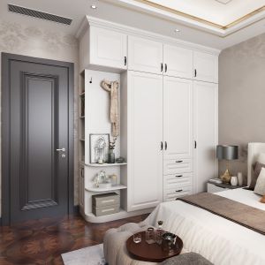 Modern Style MR HDF Board Bedroom Walk-in Closet Wardrobes with Advanced