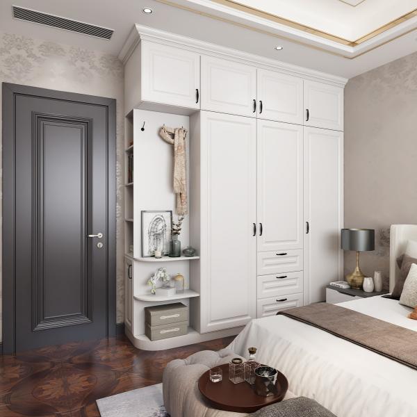 Modern Style MR HDF Board Bedroom Walk-in Closet Wardrobes with Advanced
