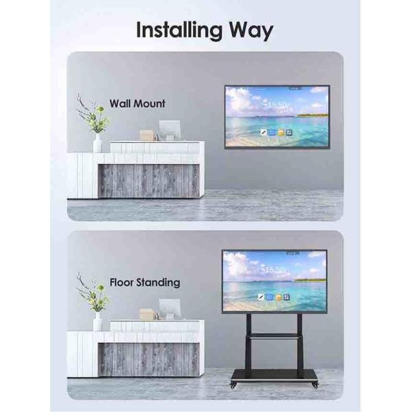 4K Smart Interactive Flat Panel 85 Inch interactive boards for classrooms