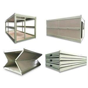 Easy Assembly Folding Container House Camp Accommdations Folding Shipping