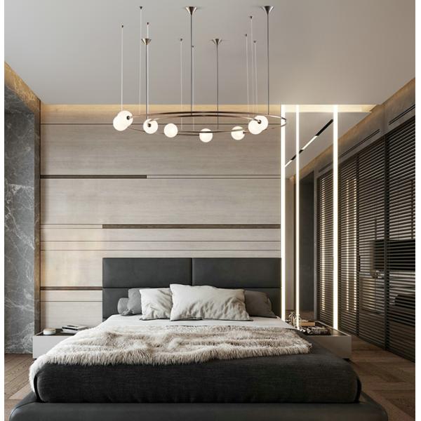 Modern Luxury Chandelier Home Decor For Dinning Room Nordic ring Chandelier(WH-MI-415)