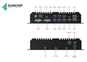 China Rockchip RK3588 AIot Edge Computing Device Double Ethernet 8K HD Multimedia Box on sale
