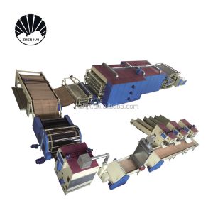 Nonwoven Spray Polyester Fiber Pet Wadding Production Line 80kg H