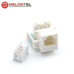 6P 4C Screw Type Cat3 Keystone Jack Telephone Network Module MT 5301
