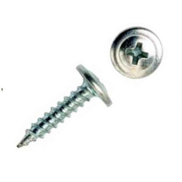 Quality Small White Truss Head Wafer Head Machine Screws With Sharp Point # 8 X 1/2 Modified for sale
