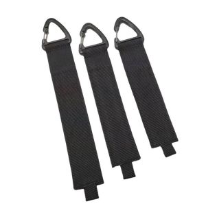 Black Triangular Hook And Loop Cable Tie Lightweight Cable Organizer Tape