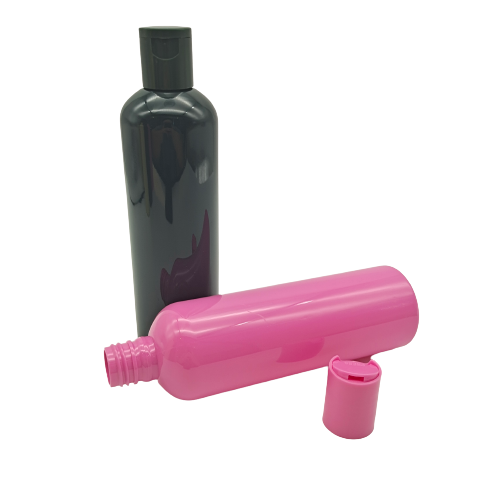 Smooth Body Lotion Bottle Frosted PET Plastic Shampoo Bottle 300 Ml Screen Printing