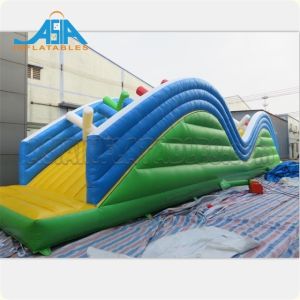 High Security Inflatable Challenge Obstacle Course With Logo CE ROHS