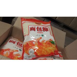 White 5mm Panko Japanese Style Breadcrumbs , Toasted Bread Cubes OEM Service
