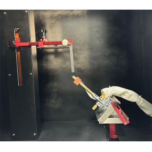 Keystroke Electrical Plastic Flame Test Chamber Combustion Tester 105ml/Min