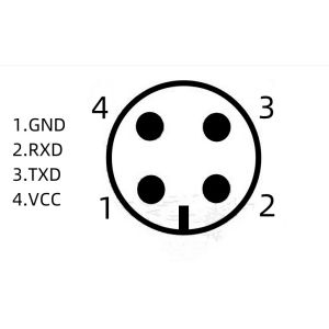 Mini GPS Receiver Module with Aviation Connector for Automotive Use