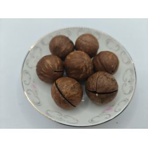 Delicious Natural Macadamia Nuts From In Plastic Bag