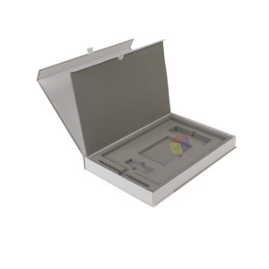 Industrial Book Shape Magnetic Closure Rigid Cardboard Packaging with Custom