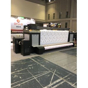 Wholesale High Speed Kyocera Print Head Digital Textile Printing Machine Dual CMYK from china suppliers