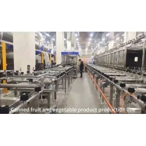 Customized Full Automatic Canned Food Production Line with 500 Sets/Year