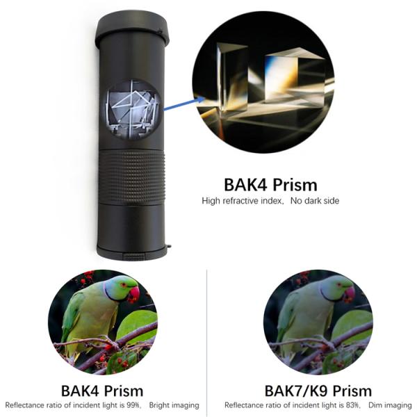 Outdoor Smartphone Monocular Telescope Waterproof 8x33 ED For Adventure