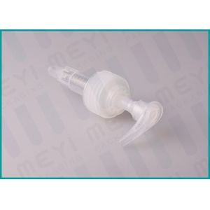 Non Spill Transparent Hand Lotion Pump Dispenser , Plastic Soap Dispenser Pump