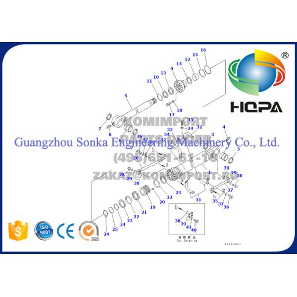 Excavator Seal Kits For Komatsu PC270 PC300 , ISO9001 Certification