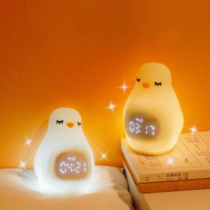 New Design Clock Night Light Sleep Trainer Kids Digital Alarm Clocks with Great