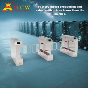 Intelligent Swing Barrier Turnstile with 40 Persons/Min Capacity Triple Anti
