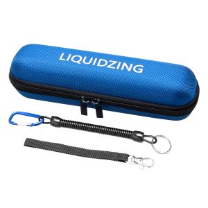 Black Protective Water Purifier Case Hand Strap Carabiner 550g Travel Carrying