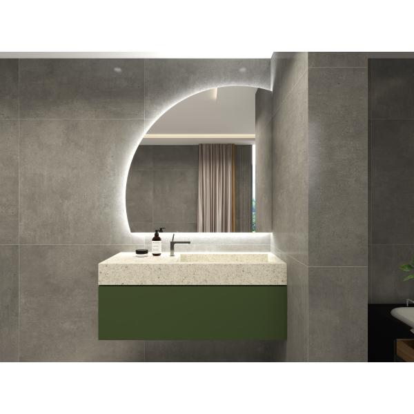 Customized Size Intelligent Wall Mounted LED Backlit Vanity Mirror for Hotel Bathrooms