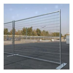 Low Carbon Steel 6*10/6*12 ft Removable Temporary Fence Panels for Temporary