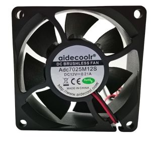 ODM Black Waterproof Cooling Fan 70x7x25mm Multipurpose For Hotel