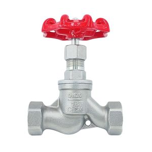 304 Stainless Steel S-Type Globe Valve Threaded Stop Valve with Customization
