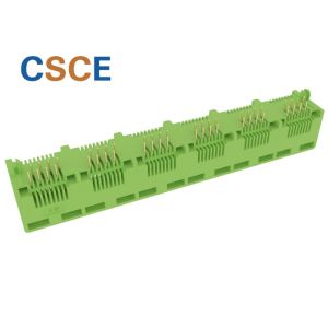 1×6 8P8C Unshielded Plastic RJ45 Modular Socket