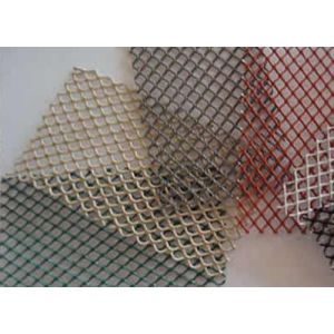 PVC Aluminum Expanded Metal Mesh For Security Mesh , Filter Screen And Wall