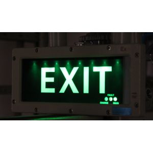 Wholesale Wall Mounted 3 Watts 5700k Explosion Proof Exit Sign For Explosive Hazardous Areas from china suppliers