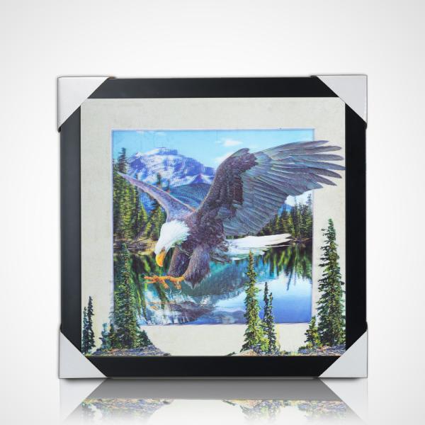 Wild Animal Images Lenticular Poster Printing 3D Deep Effect Advertisement