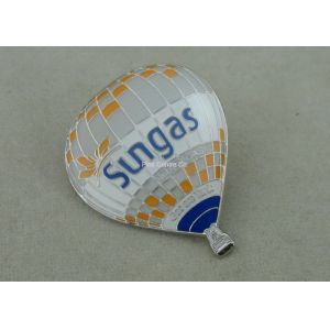 Promotional Die Struck Sungas Balloon Soft Enamel Pin With Epoxy