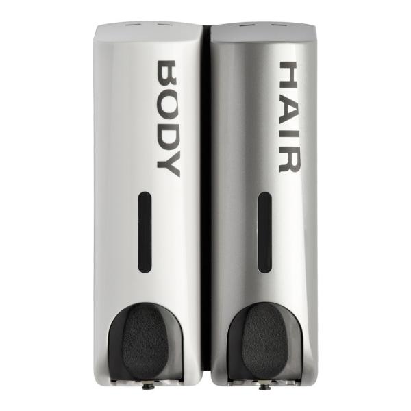 Quality 2 x 350ml Manual Double Application Liquid Soap Dispenser for sale