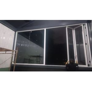 EcoBreath Sustainable Folding Window with Built-in Air Purifying Moss Panels for