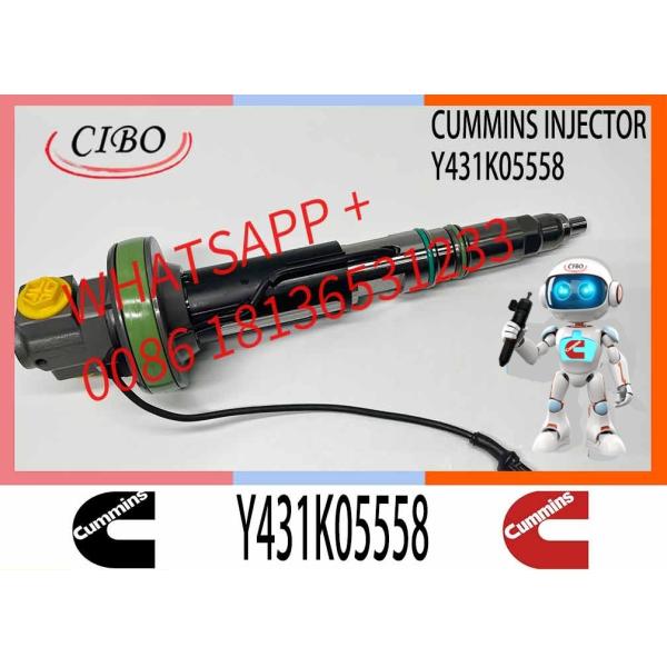 Excavator Fuel Injector QSK Construction Machinery Part Diesel Engine Parts Injector Y431K05558 For Cummins Engine