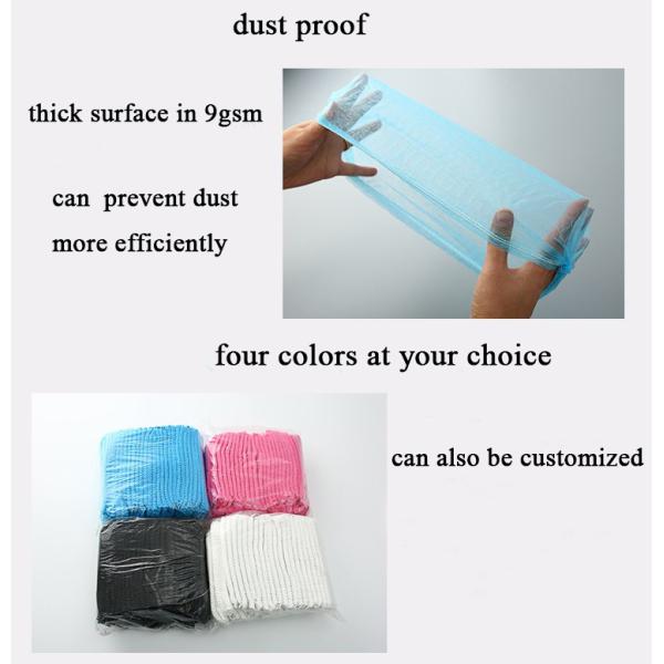 Nonwoven Disposable Surgical Hood Hospital SMS/PP Fabric Bouffant Head Cover four color size customized