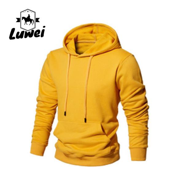 Streetwear Custom Logo Pullover Over Size Bluza Felpe Con Cappuccio Cotton Slim Plain Men's Hoodies & Sweatshirts