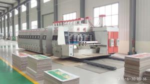 Plc Control Automatic Corrugated Box Die Cutting Machine With Printing Function