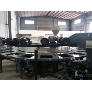 20 Stations Shoe Sole Mould Making Machine , Plastic Shoes Injection Molding