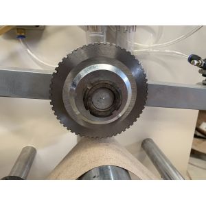 7.5Kw Withdraw Knife Paper Tube Cutting Machine 3000mm Length Paper Tube